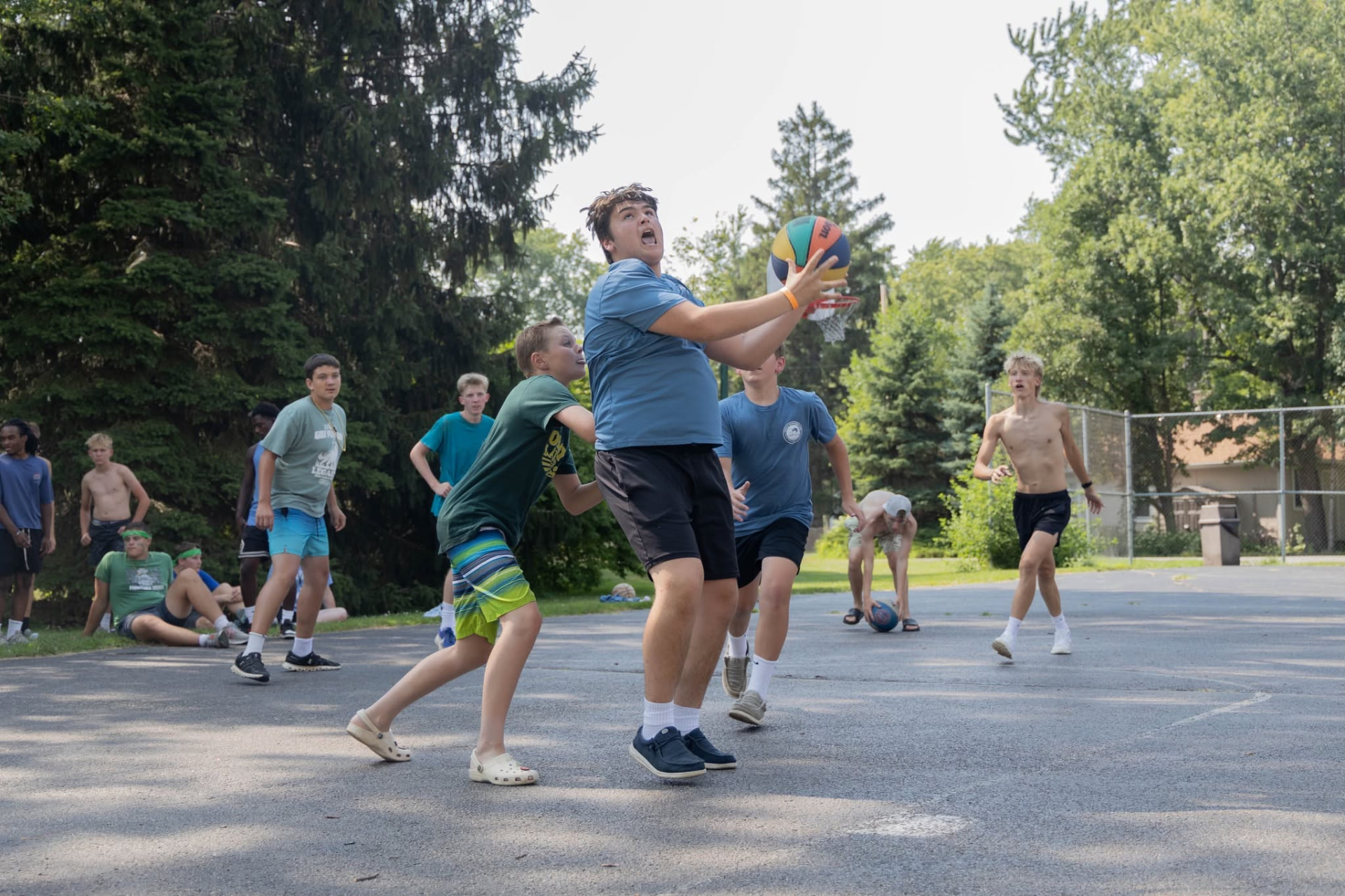 Students at Family & Youth Bible Camp